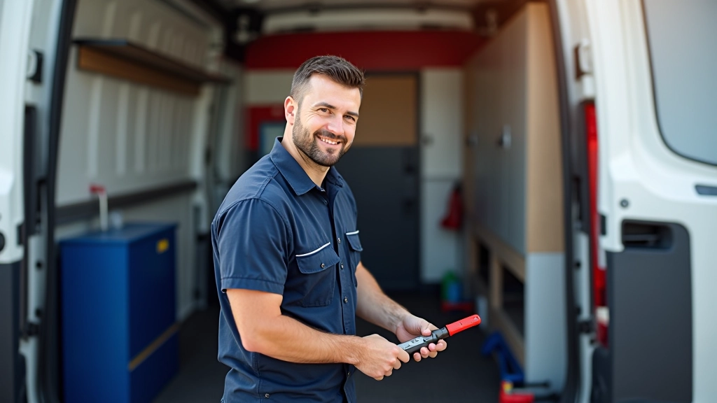 Professional emergency repair technician working on plumbing pipes and electrical systems in Klaipėda